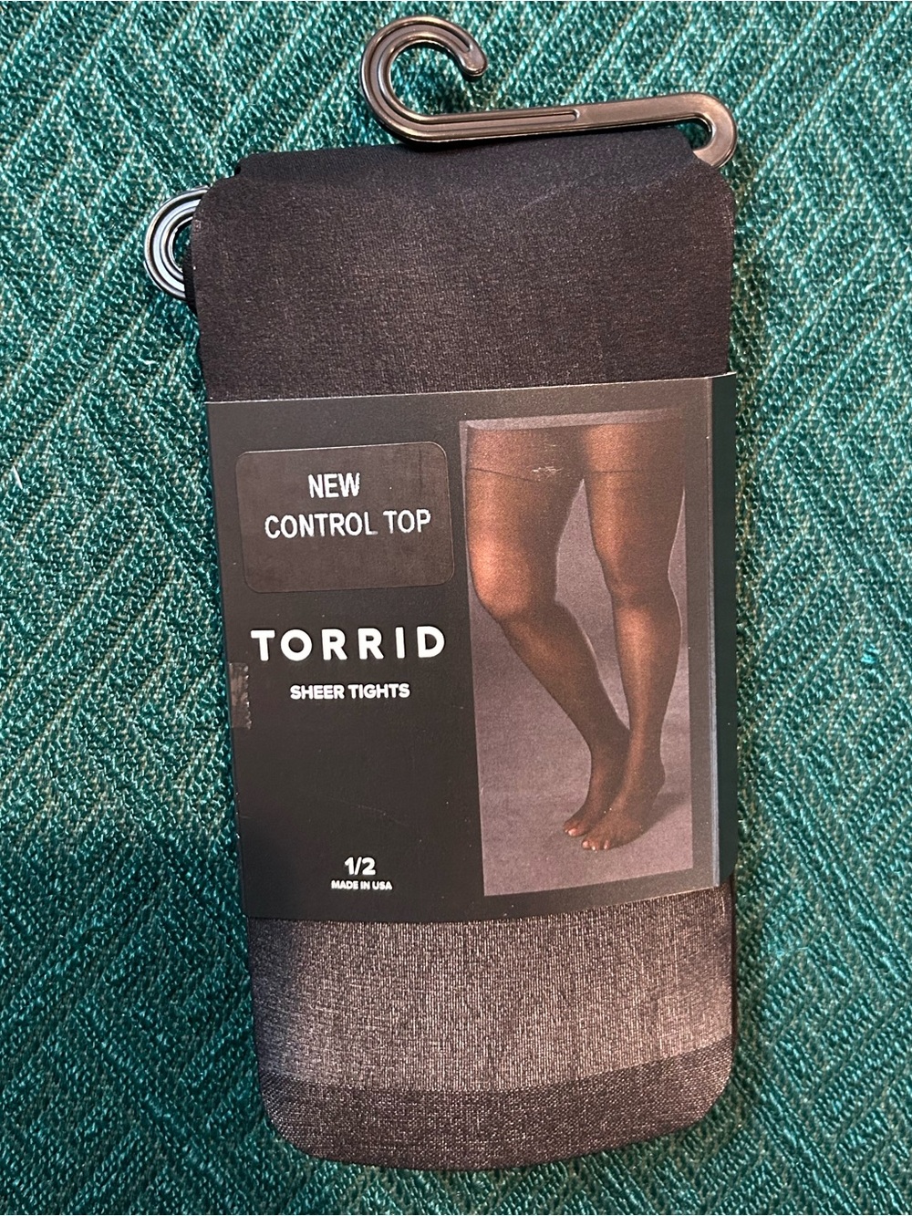 Torrid Sheer Tights with Control Top – Black